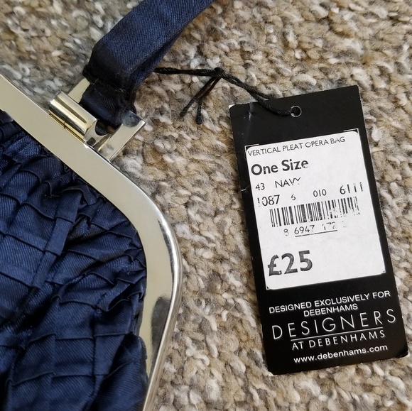 Ben de lisi navy purse small bag - Picture 8 of 8